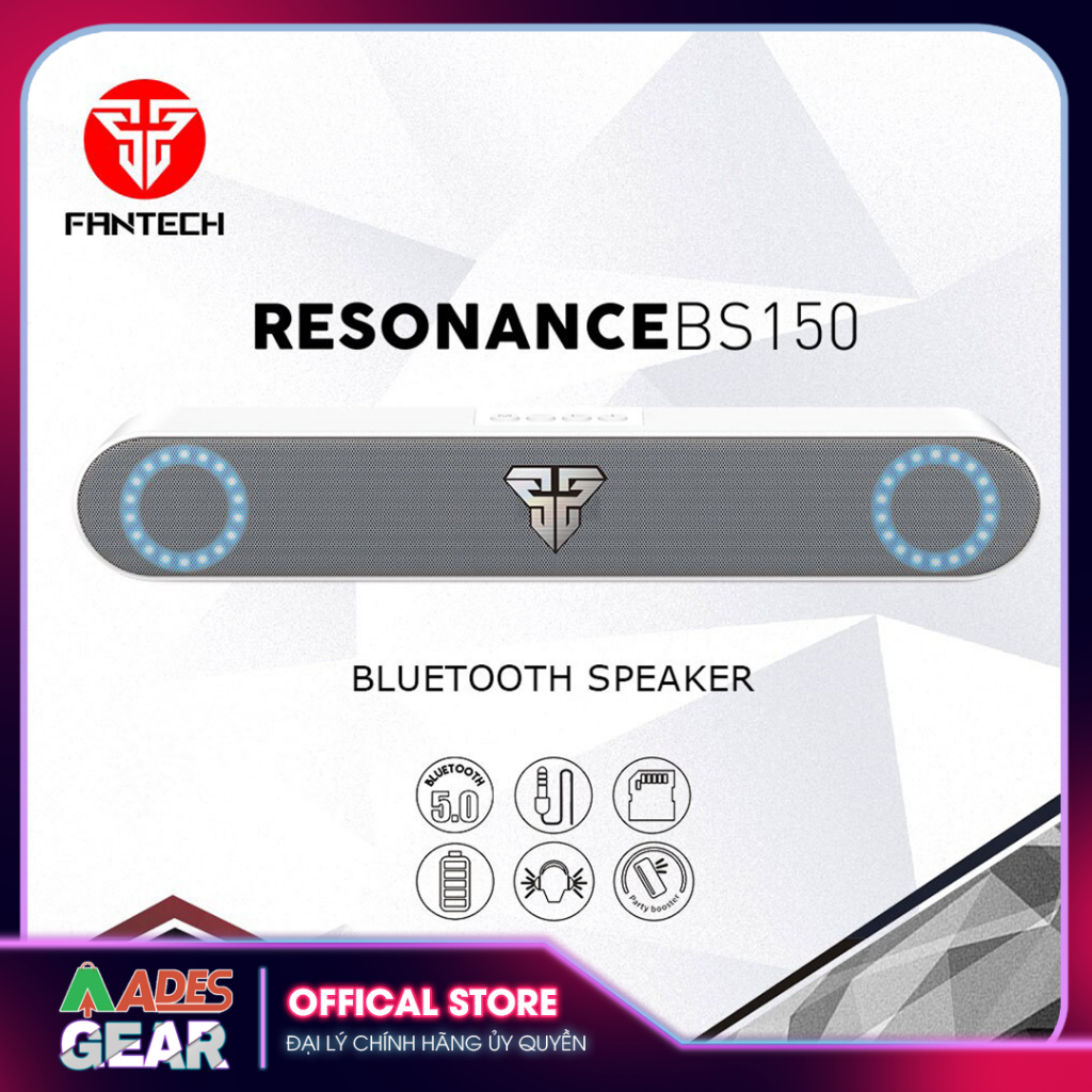 ✔️Loa Bluetooth Có Đèn LED Nháy Theo Âm Bass FANTECH BS150✔️Hỗ Trợ Thẻ Nhớ TF và USB✔️BẢO HÀNH 12 THÁNG
