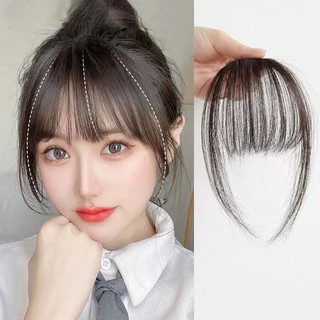 Tóc mái thưa 2d làm bằng tóc thật- tóc giả mái thưa tóc thật tự nhiên