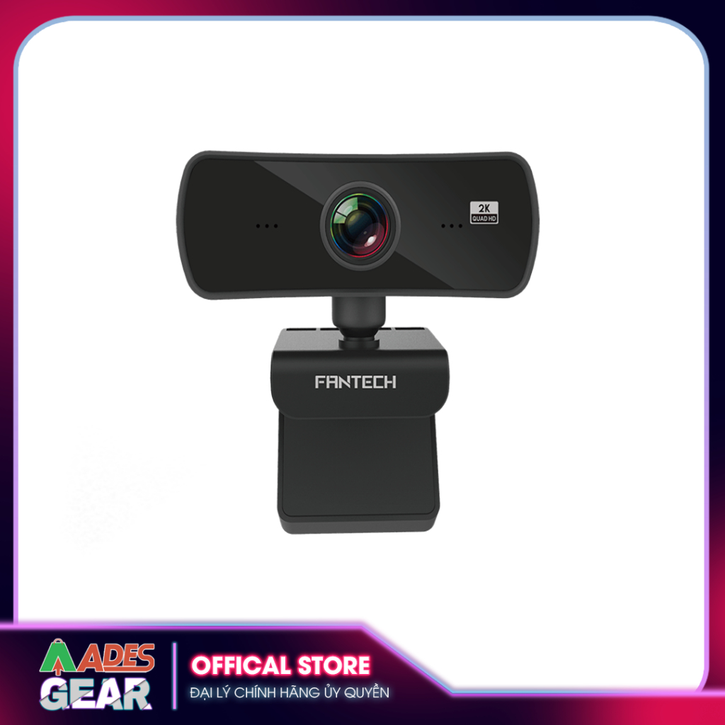 ✔️ Webcam Livestream Học Tập và Làm Việc Online Chuyên Nghiệp FANTECH C30 ✔️ Camera 4MP ✔️ BH 12 THÁNG