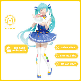 Mô hình hính hãng hatsune miku - vocaloid - hatsune miku - birthday 2019 ver., taito online crane ver.