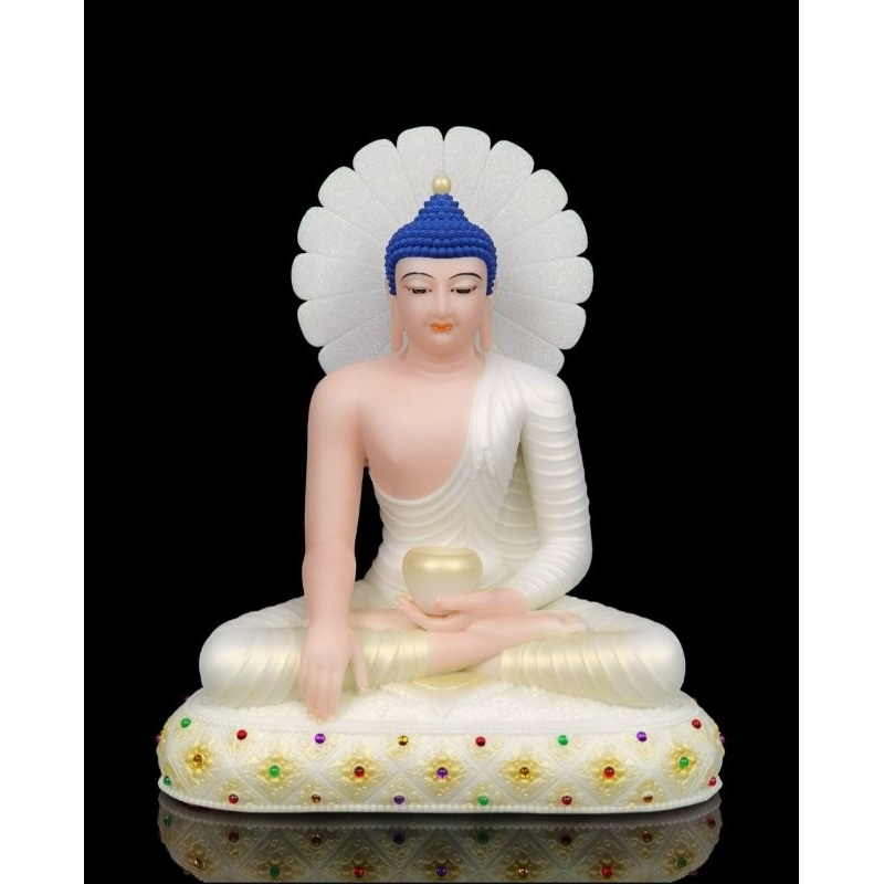 TƯỢNG PHẬT THÍCH CA - CAO 40CM CHƯA TÍNH HÀO QUANG - CHẤT LIỆU ĐÁ - HÀNG NHẬP ĐÀI LOAN