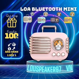 Hình ảnh Loa bluetooth mini không dây dễ thương DW09 âm thanh siêu trầm hình vali thú cưng thích hợp làm quà tặng