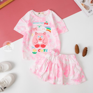  Đồ bộ bé gái bộ cộc tay bé gái thun cotton mềm mát giá tận xưởng 