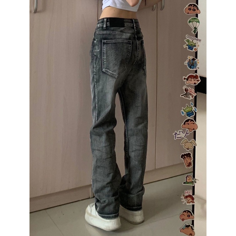 Basic Jeans - Quần jeans ống suông unisex có size lớn