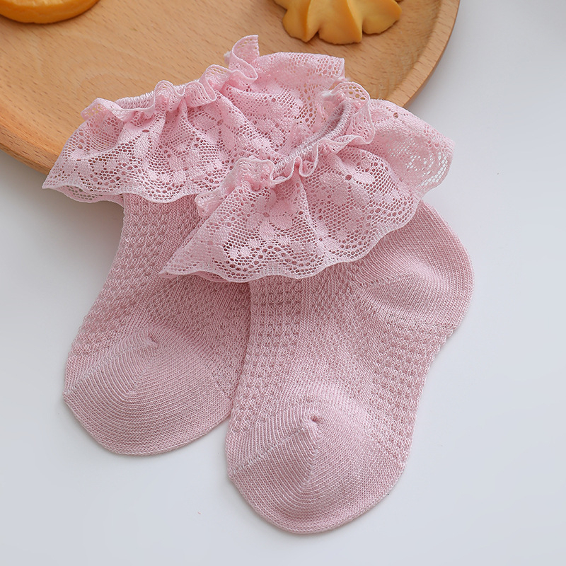 SET 4 TẤT BÈO REN XINH BÉ GÁI