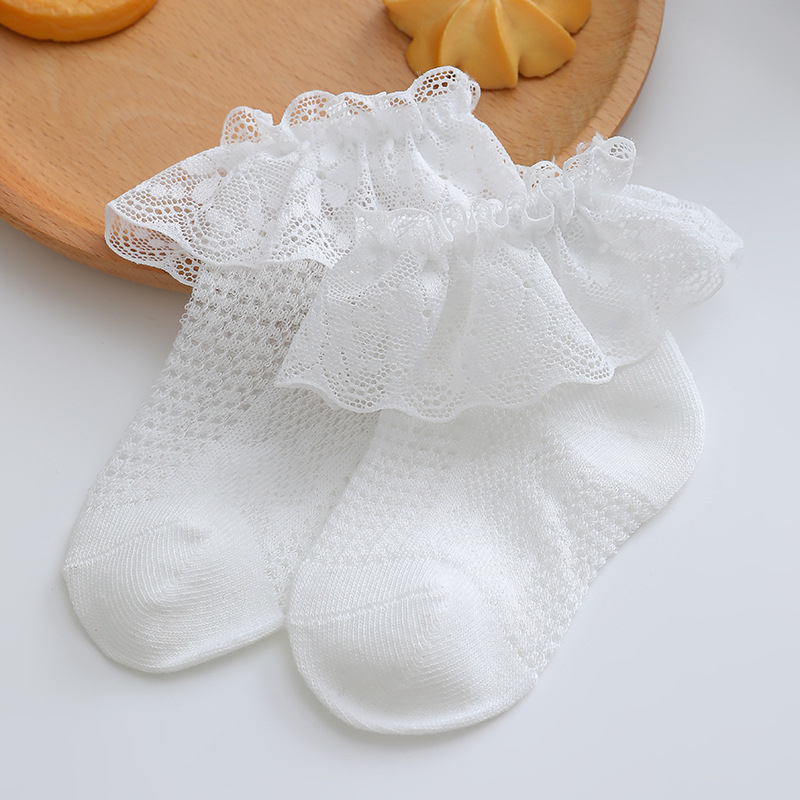 SET 4 TẤT BÈO REN XINH BÉ GÁI