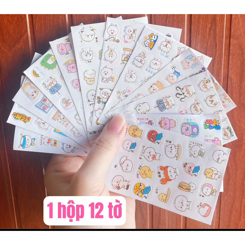 Hộp 12 tấm sticker