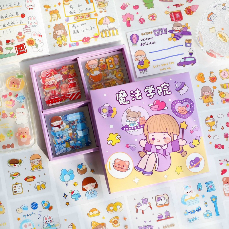 Hộp 100 tấm sticker