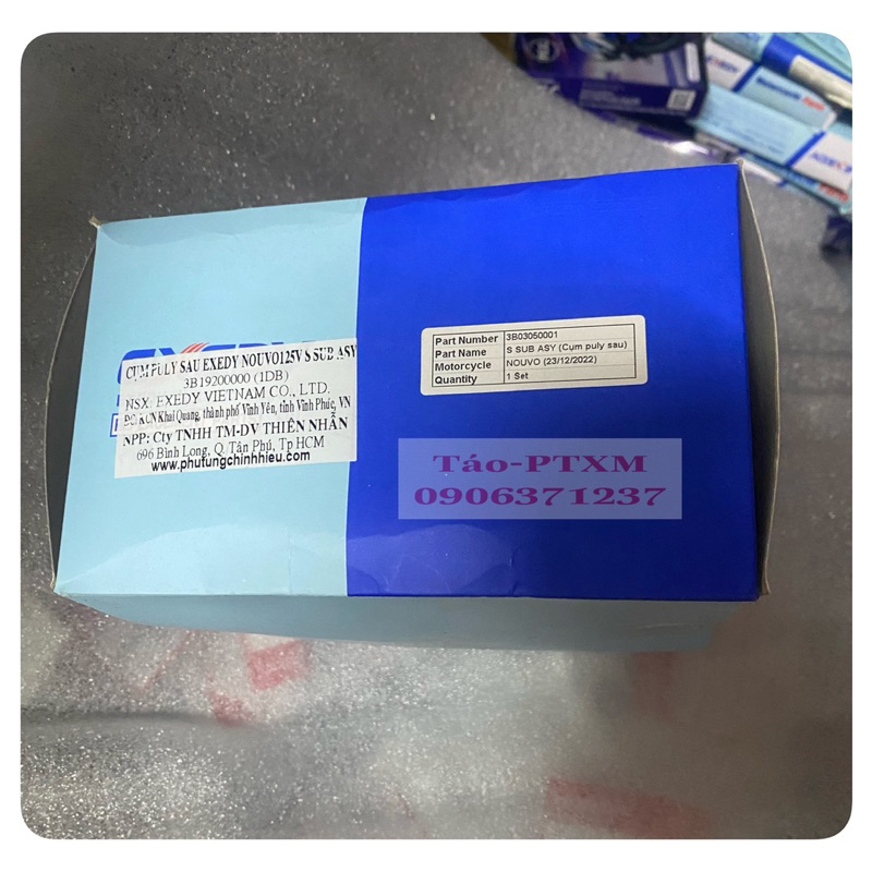 Cụm chân puly xe Nouvo 4/5/6- Luvias