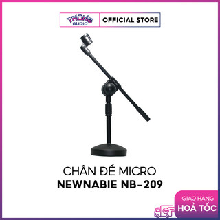 Chân đế Micro Newnabie NB-209, đế vững chắc, cao hơn 50cm, giữ được micro nặng