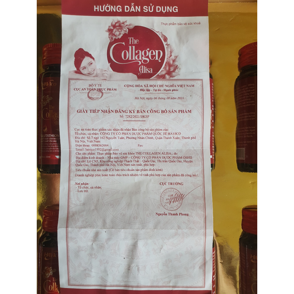 Collagen uống trắng da, mờ thâm nám Collagen peptide: 11000mg 30ml x 10 chai | BigBuy360 - bigbuy360.vn