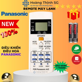 Điều khiển điều hoà PANASONIC 1 chiều, remote máy lạnh PANASONIC - tặng kèm pin