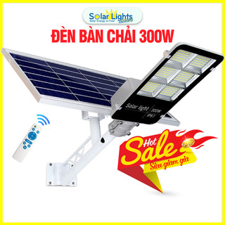 Đèn năng lượng mặt trời đường phố công suất 300W, Đèn trang trí sân vườn đường phố dung lượng pin 30.000mAh