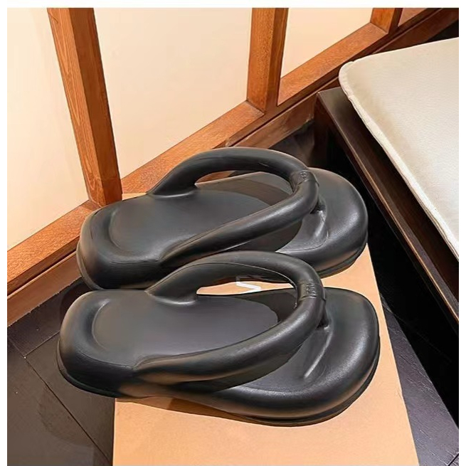 Dép tông đế dày dép nữ mùa hè 2023 thời trang