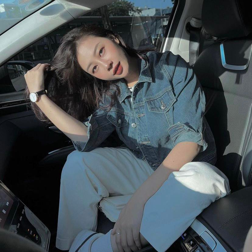 TheBlueTshirt - Áo Khoác Jeans Nữ Xanh Nhạt - Blue Dream Jean Jacket