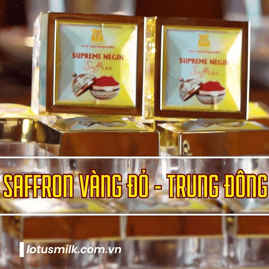 Combo 5 hộp Saffron Supreme Negin 1g – Nhụy hoa nghệ tây cao cấp - Tặng 1 hộp 1g