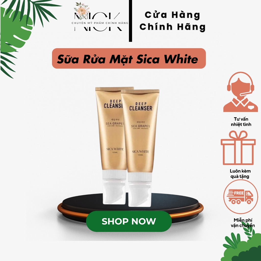 Sữa Rửa Mặt Sica White, CLEANSER SICA