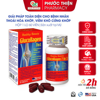 Viên uống bổ xương khớp GLUCOLLAGEN 7 IN 1 Healthy Beauty tái tạo sụn khớp, thoái hóa khớp gối 7in1