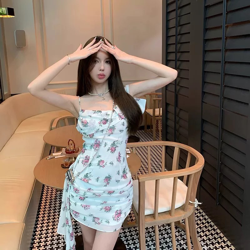 Áo/Đầm họa tiết hoa giống Jennie Blackpink