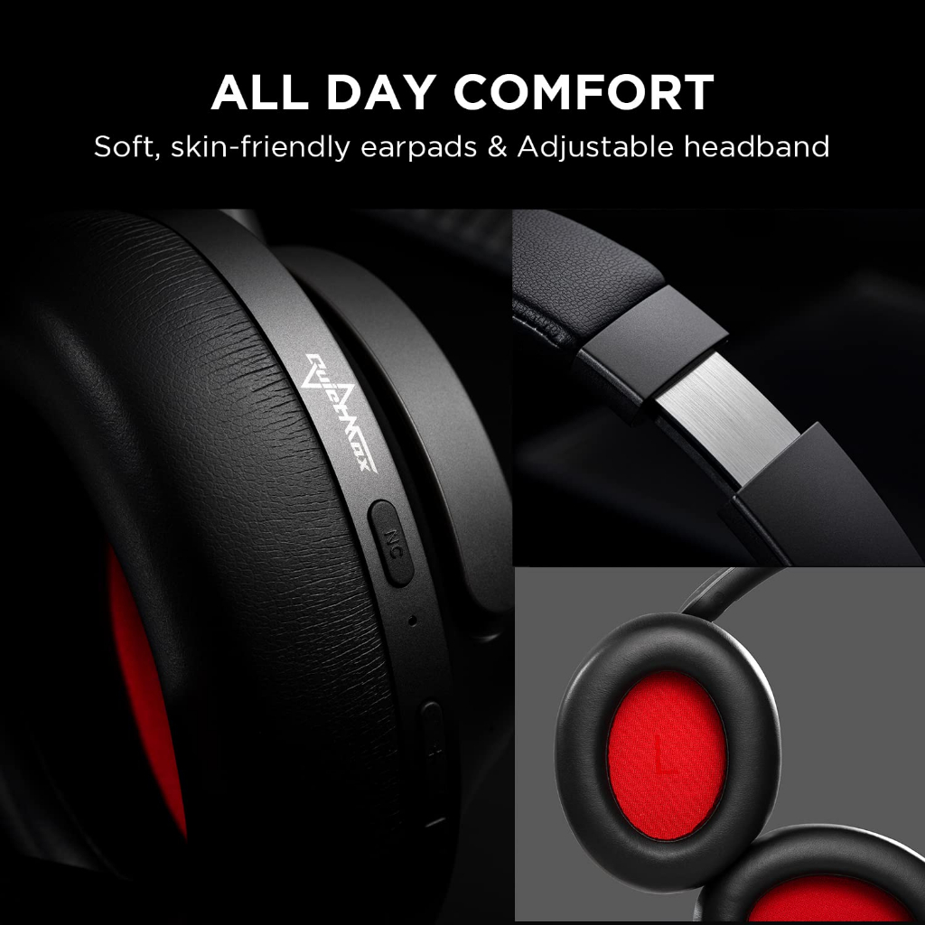 Tai nghe chụp tai không dây bluetooth khử tiếng ồn chủ động 1MORE SonoFlow, có LDAC, pin 70 giờ, EQ qua app