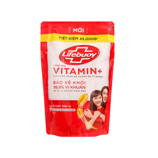 Sữa tắm lifebuoy túi 800g đỏ/xanh