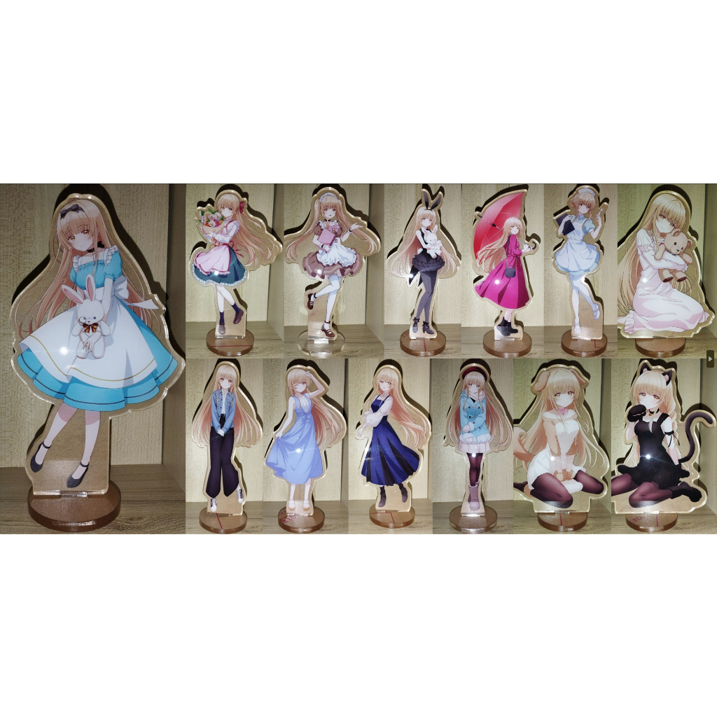 Tượng Mica mô hình Standee Mica Acrylic nhân vật Shiina Mahiru - Thiên sứ nhà bên