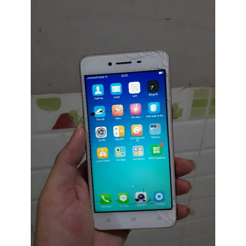 Xác OPPO A37F chip snapdragon  dùng chữa cháy