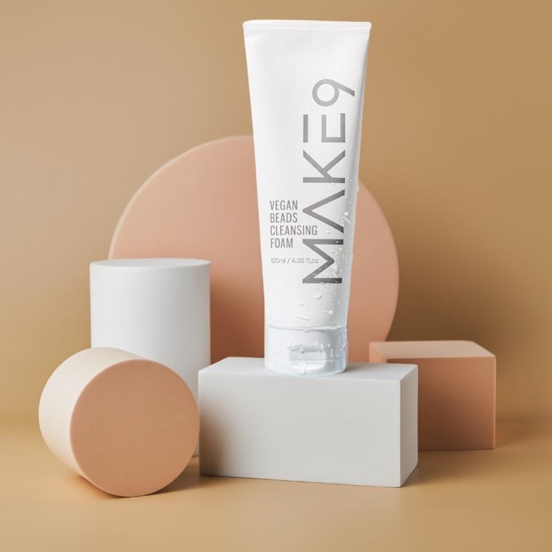 Sữa rửa mặt cấp ẩm làm sạch sâu Make9 Vegan Beads Cleansing Foam 150ml