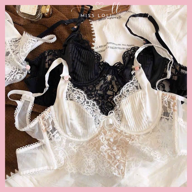 Áo Ngực Corset Ren Hoa Hai Dây Gợi Cảm