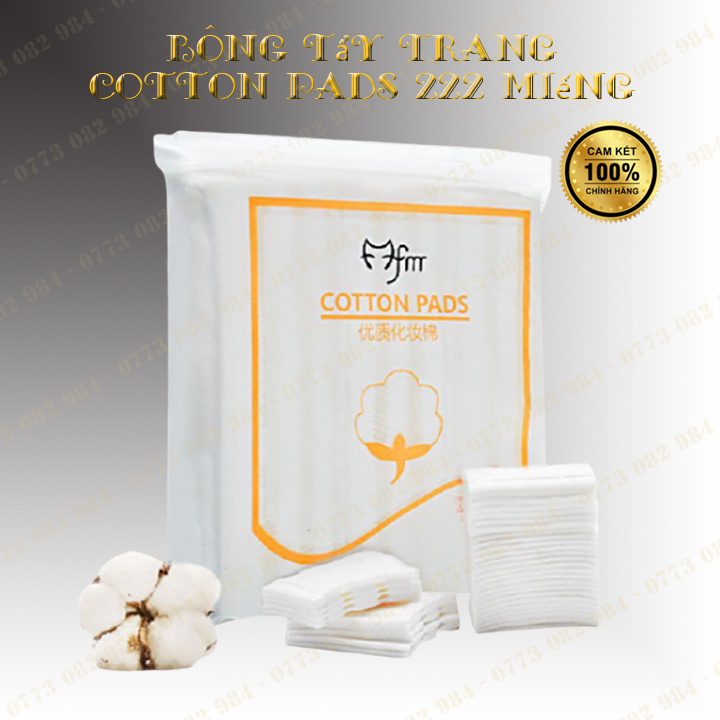 Bông Tẩy Trang Cotton Pads 222 Miếng Nội Địa Trung Mềm Mịn