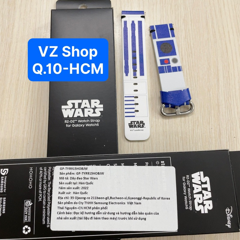 Chính hãng-Dây Star Wars size 20mm cho đồng hồ Samsung Galaxy W5 Pro, W5, W4 Classic và W4