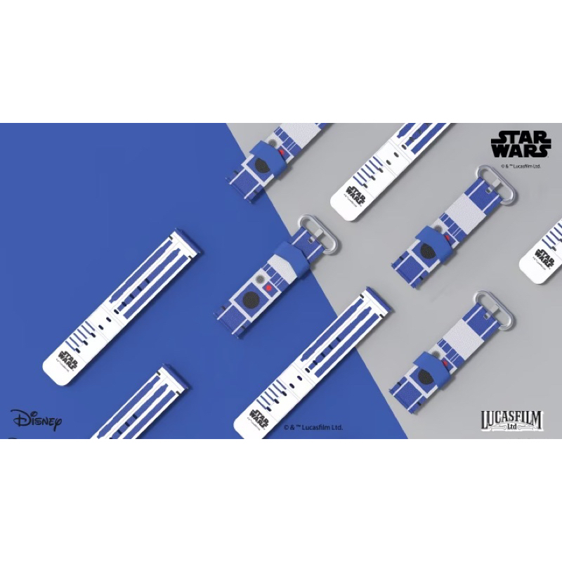 Chính hãng-Dây Star Wars size 20mm cho đồng hồ Samsung Galaxy W5 Pro, W5, W4 Classic và W4
