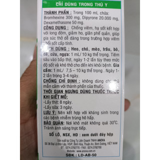 BROMHEXIN PLUS ANOVA  CHAI 100ML BROM