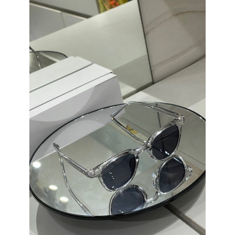 Kính mát thời trang nam nữ GM LUTTO chống UV tặng kèm box và khăn lau phong cách Hàn Quốc