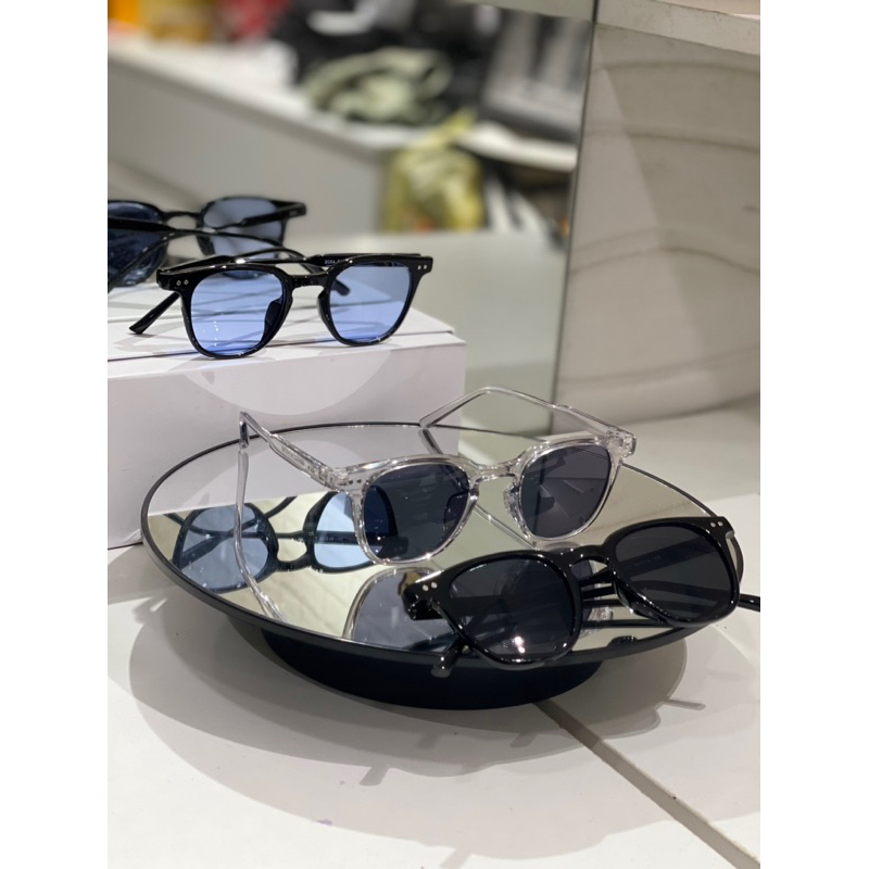 Kính mát thời trang nam nữ GM LUTTO chống UV tặng kèm box và khăn lau phong cách Hàn Quốc