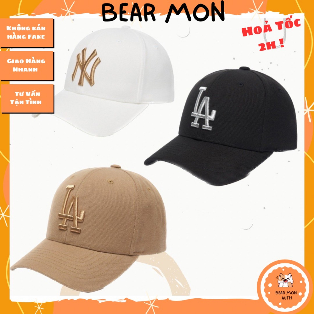 Mũ Lưỡi Trai MLB Metal Logo Curve Adjustment Cap New York Yankees 3Acpig01N Màu Trắng Đen Vàng