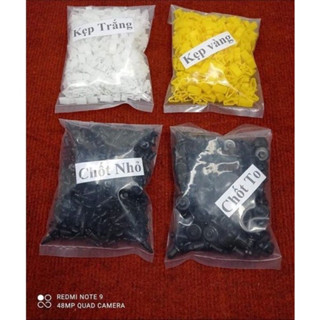 [combo] 100 chốt nhựa ,ốc bấm dàn áo xe máy