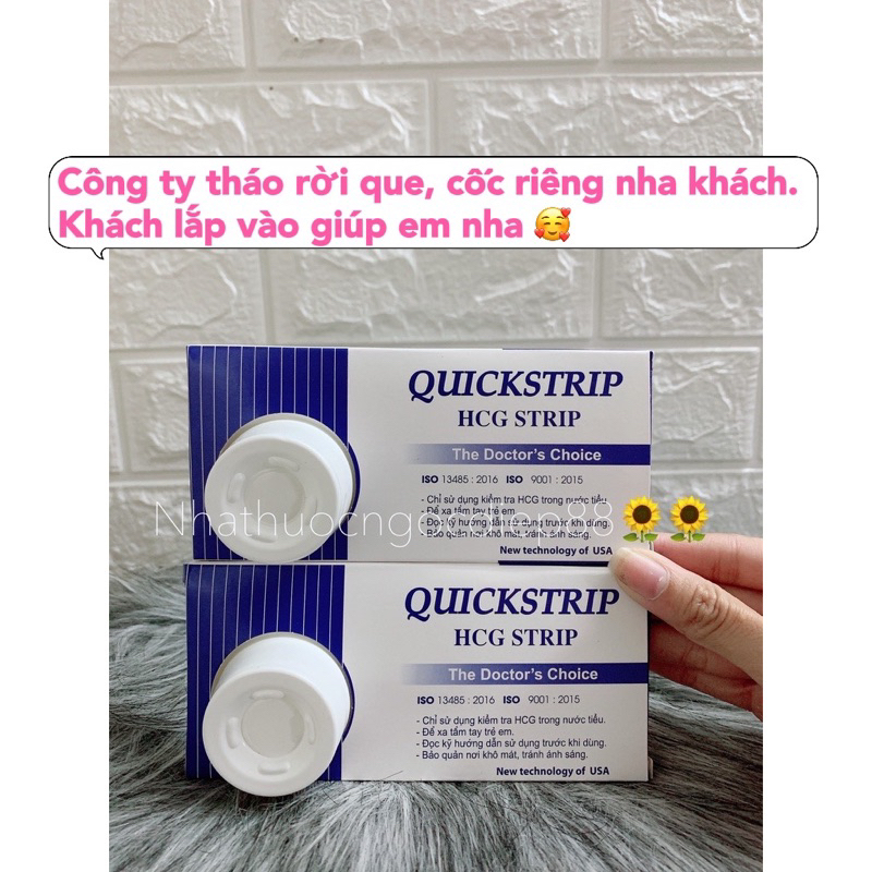 Que Thử Thai Quickstrip Phát Hiện Thai Sớm
