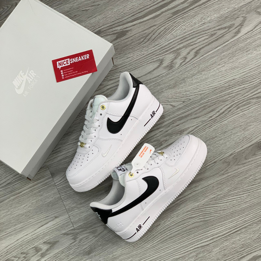 Giày Air Force 1 Anniversary Black White, giày trắng đen mới nhất - NICE SNEAKER | Chất lượng siêu cấp.