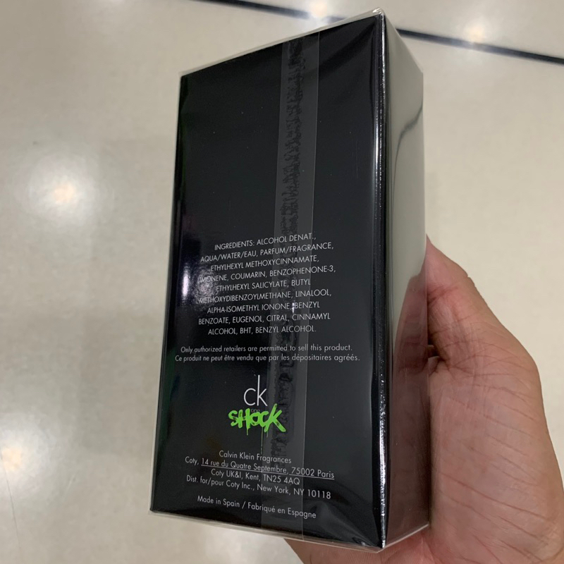 Nước hoa ck one shock for him 100ml full seal