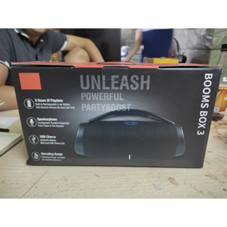 Loa Bluetooth Booms Box3 âm thanh cực đỉnh, Bass căng đét- Bảo hành 6 tháng