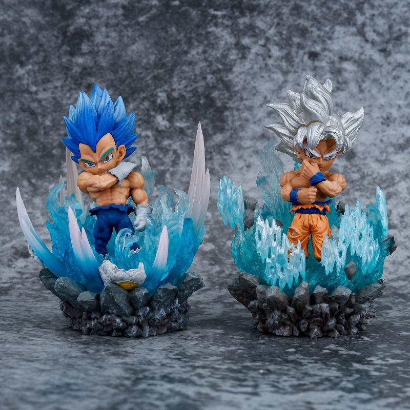 Mô Hình Son Goku Ultra Instinct Bản Năng Vô Cực, Vegeta SS Blue Siêu đẹp