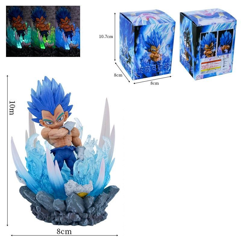 Mô Hình Son Goku Ultra Instinct Bản Năng Vô Cực, Vegeta SS Blue Siêu đẹp