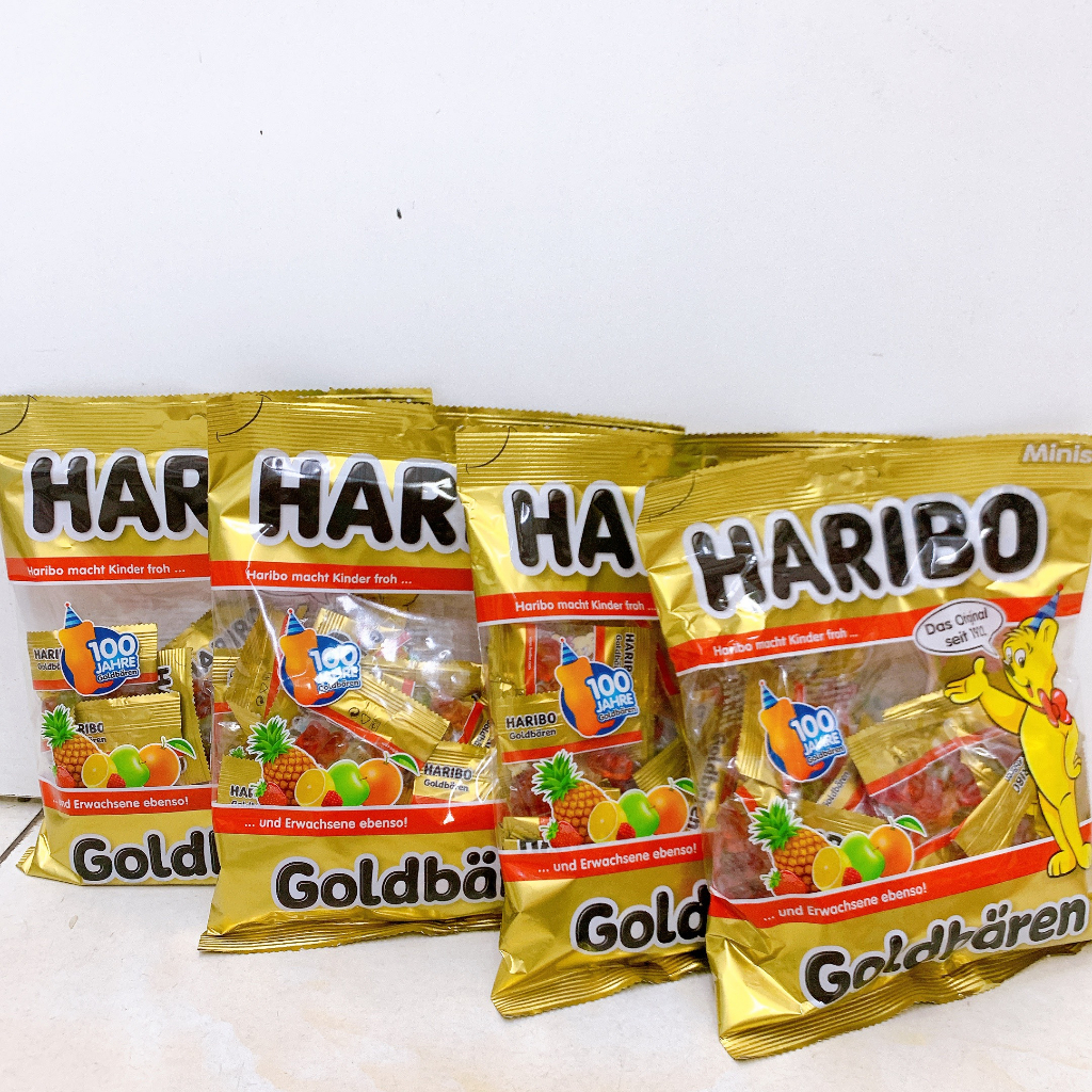 Kẹo dẻo Haribo Goldbears 250g nhiều màu sắc