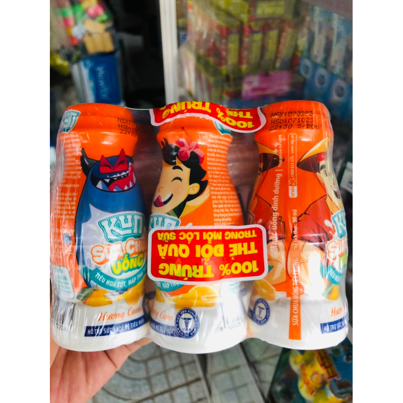 Lốc sữa Kun đủ vị