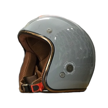 Mũ bảo hiểm 3/4 đầu NAPOLI SH Ruby cà phê nhám - Hàng Chính hãng