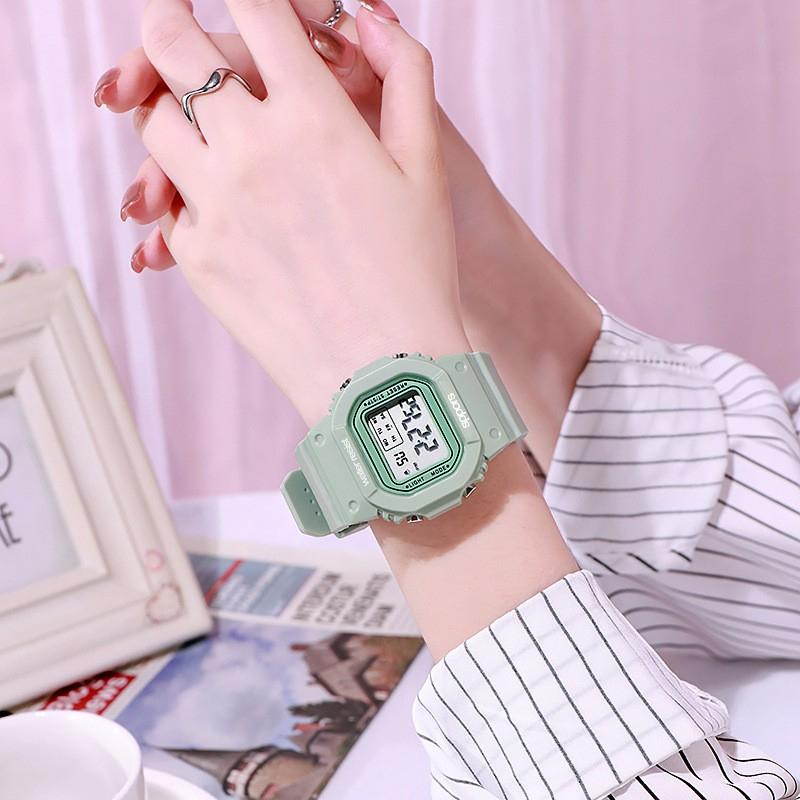 Đồng hồ thời trang unisex nam nữ SportG cao cấp chống nước tốt DH15