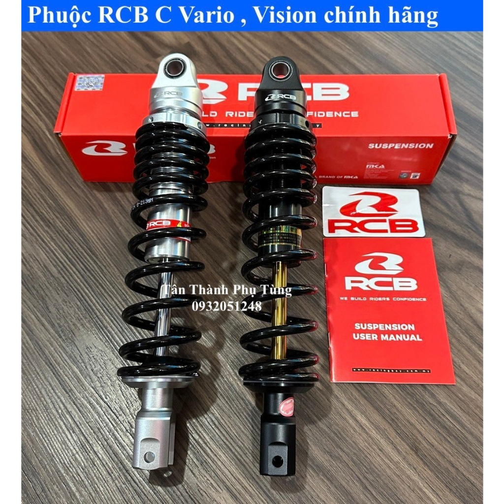 Phuôc RCB C Vario, Vision chính hãng, BH 1 năm phụtùngxe