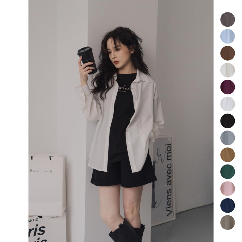 Áo sơ mi thiết kế oversized MARRON SHIRT by Marron oro