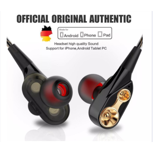 Tai nghe nhét tai âm thanh HiFi sống động chốt cắm 3.5mm